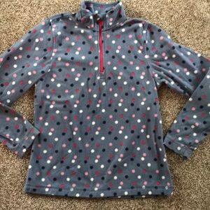 Girls pull over half zip